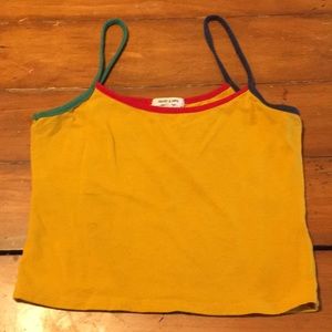 Spaghetti strap tank top